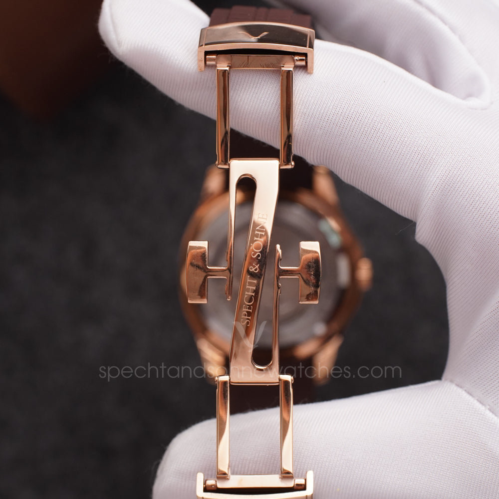 Specht & Söhne SP0008A4 Automático — Esportivo 40mm, pulseira de silicone, vista 8