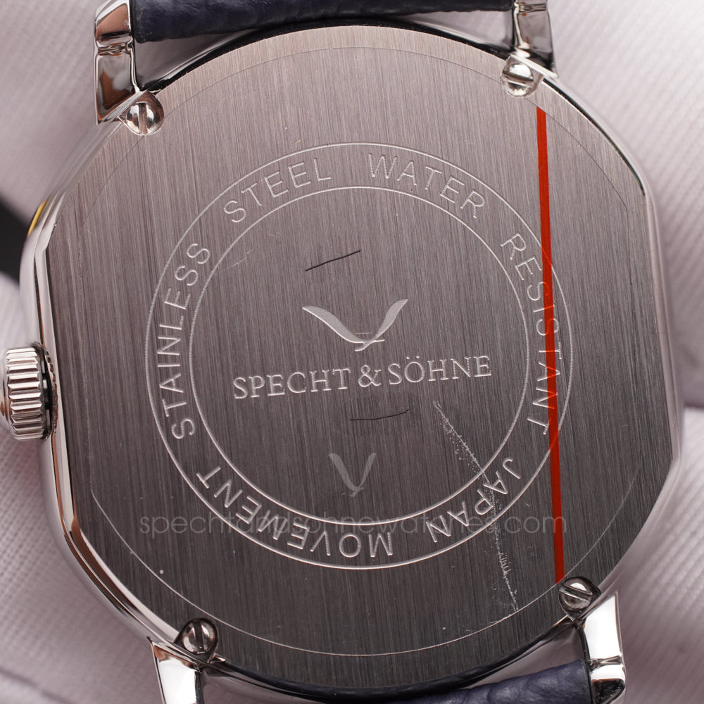 Specht & Söhne SP0038Q1 Quartz — Compacto 35mm, pulseira de couro, vista 12