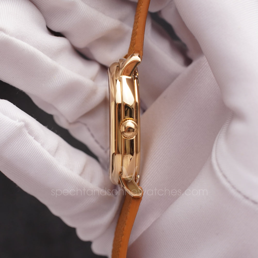 Specht & Söhne SP0038Q3 Quartz — Compacto 35mm, pulseira de couro, vista 8
