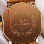 Specht & Söhne SP0038Q3 Quartz — Compacto 35mm, pulseira de couro, vista 12