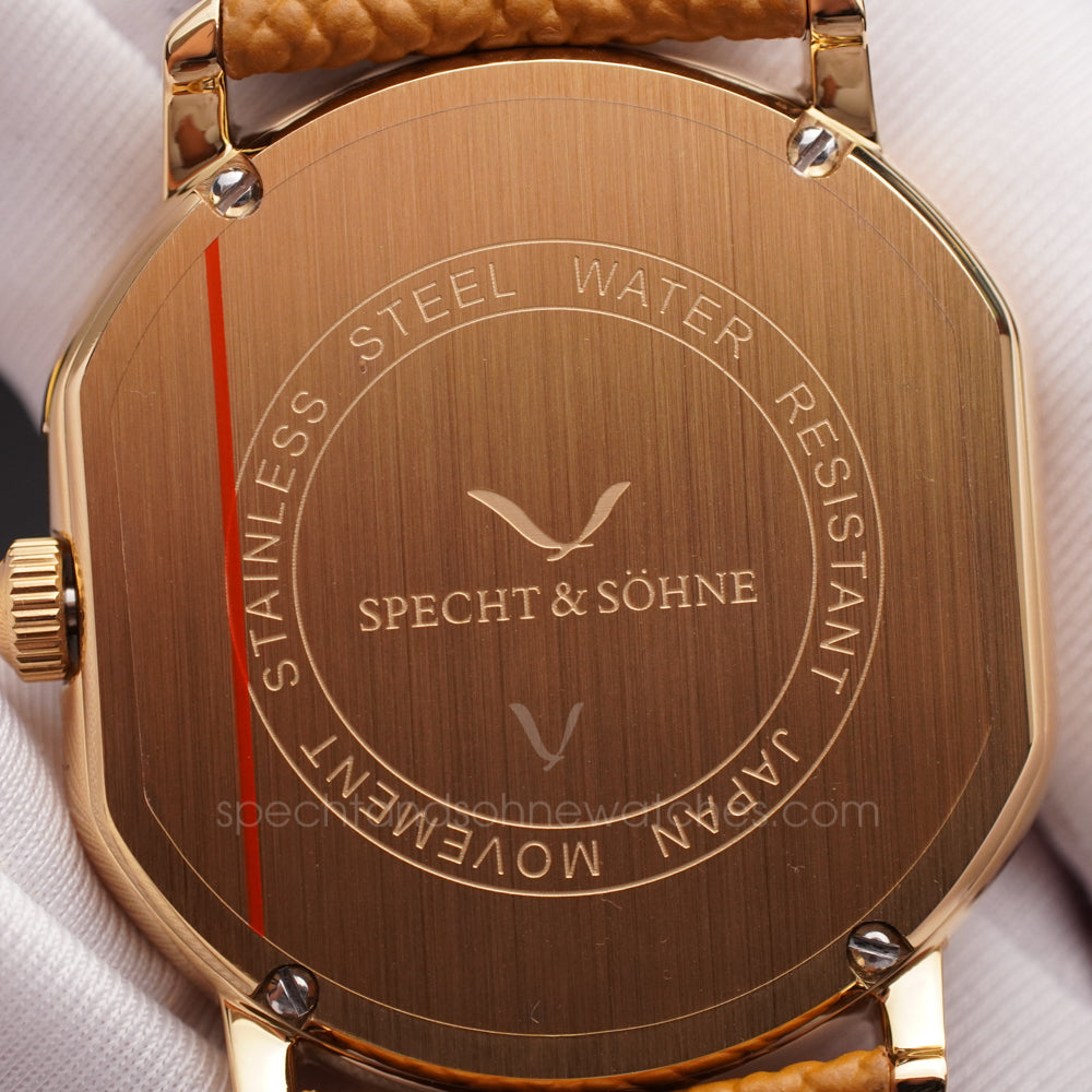 Specht & Söhne SP0038Q3 Quartz — Compacto 35mm, pulseira de couro, vista 12