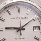 Specht & Söhne SP0004A3 Automático — Ultrafino Integrado 37mm, pulseira de aço, vista 3