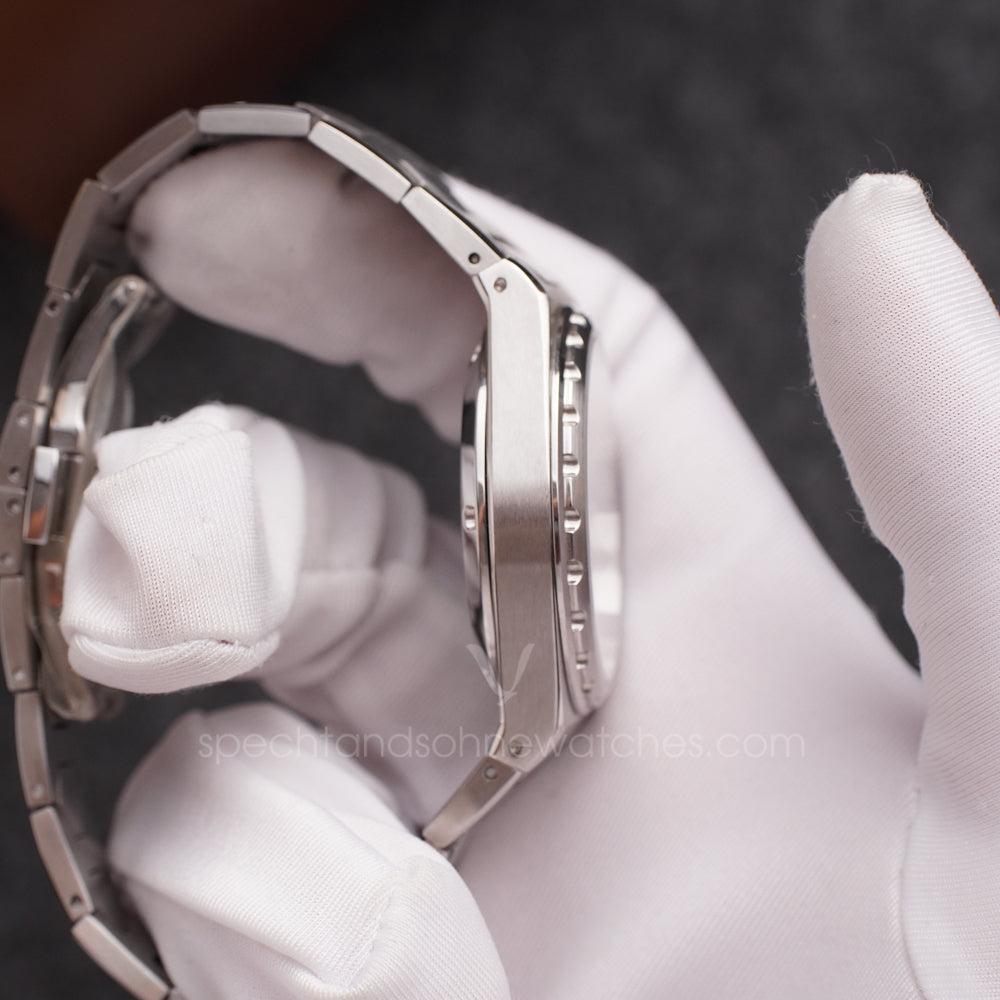 Specht & Söhne SP0004A3 Automático — Ultrafino Integrado 37mm, pulseira de aço, vista 4