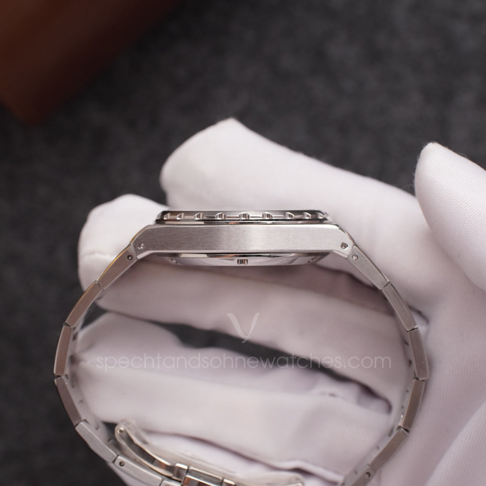 Specht & Söhne SP0004A3 Automático — Ultrafino Integrado 37mm, pulseira de aço, vista 5