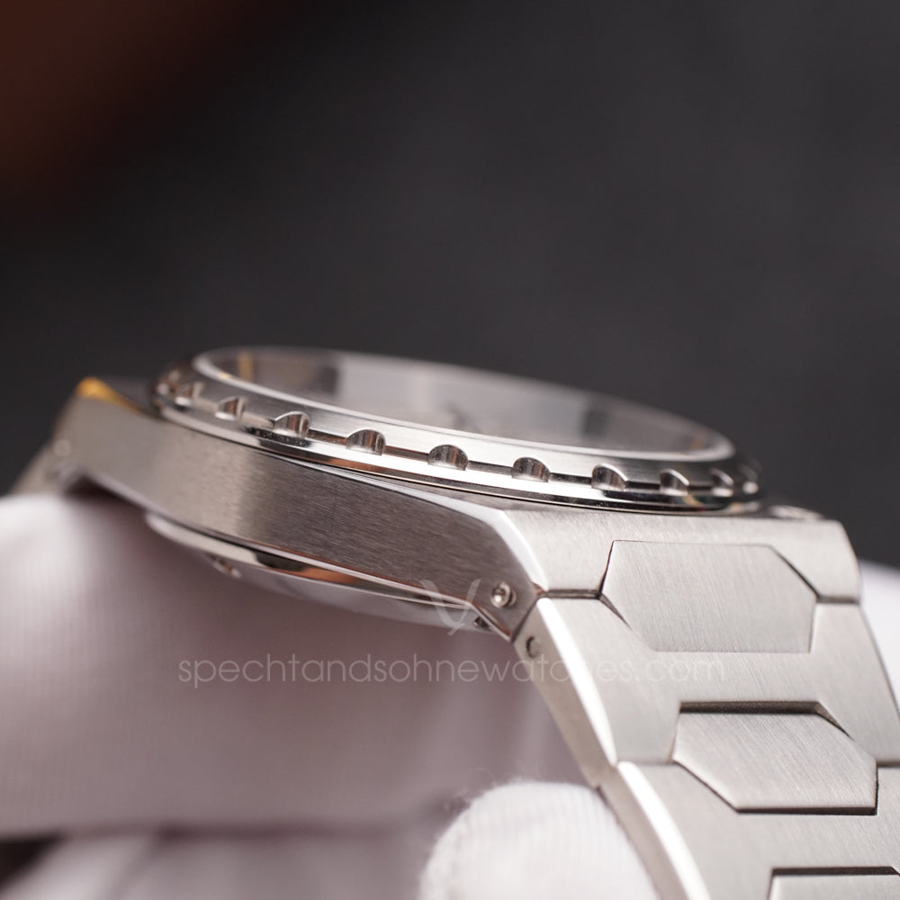 Specht & Söhne SP0004A3 Automático — Ultrafino Integrado 37mm, pulseira de aço, vista 6
