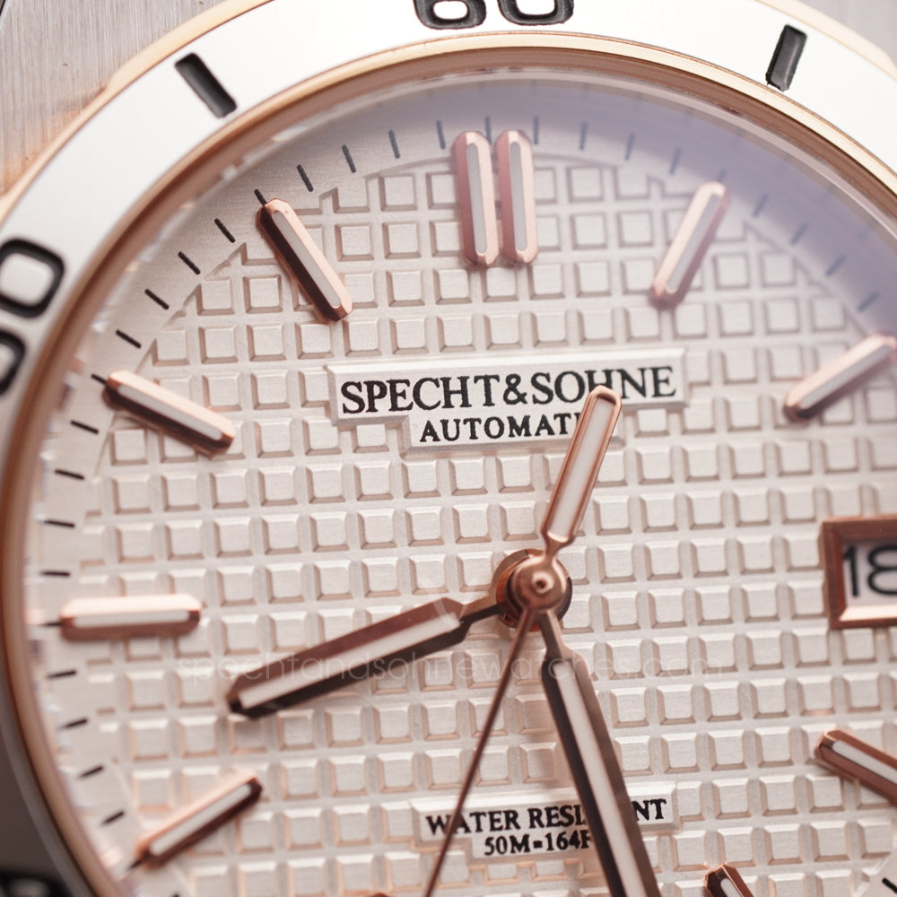 Specht & Söhne SP0014A5 Automático — Mergulho Integrado 37mm, pulseira de aço, vista 4