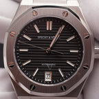 Specht & Söhne SP0019A3 Automático — Octogonal 37mm, pulseira de aço, vista 3