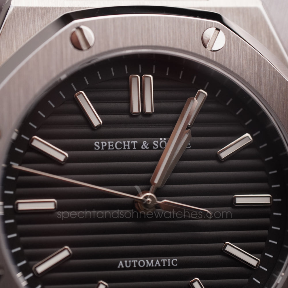 Specht & Söhne SP0019A3 Automático — Octogonal 37mm, pulseira de aço, vista 7