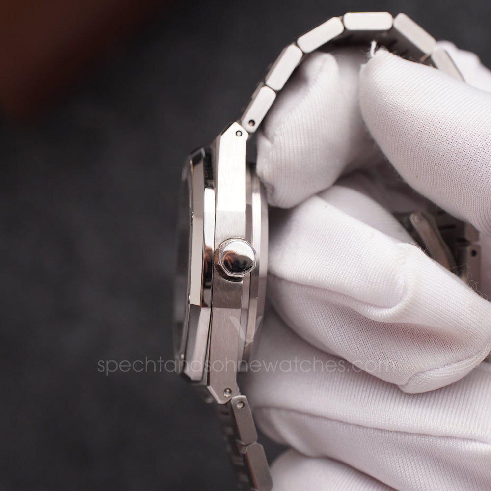Specht & Söhne SP0019A3 Automático — Octogonal 37mm, pulseira de aço, vista 11