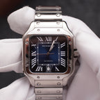 Specht & Söhne SP0037A2 Automático — Quadrado com Parafusos 37mm, pulseira de aço, vista 2
