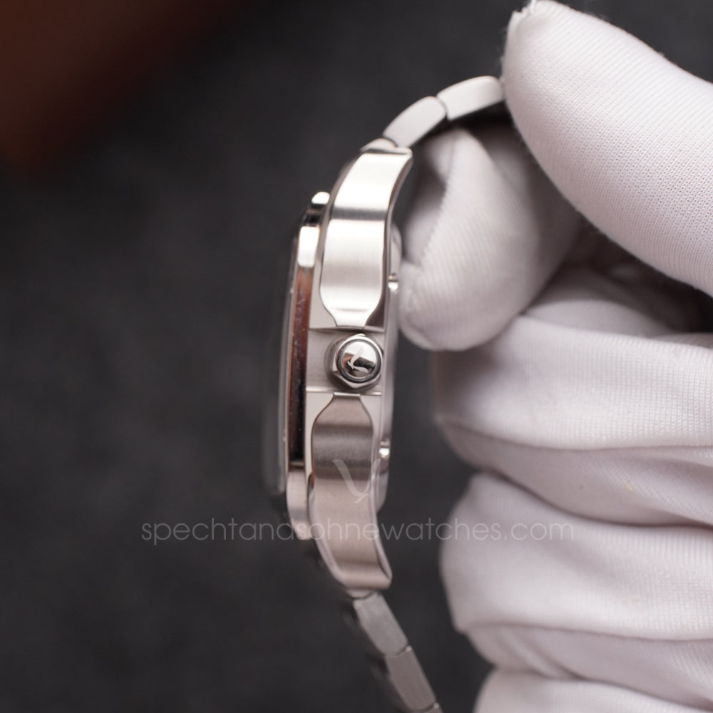 Specht & Söhne SP0037A2 Automático — Quadrado com Parafusos 37mm, pulseira de aço, vista 4