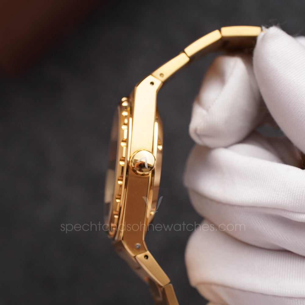 Specht & Söhne SP0004A5 Automático — Ultrafino Integrado 37mm, pulseira de aço, vista 13