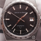 Specht & Söhne SP0004A4 Automático — Ultrafino Integrado 37mm, pulseira de aço, vista 3