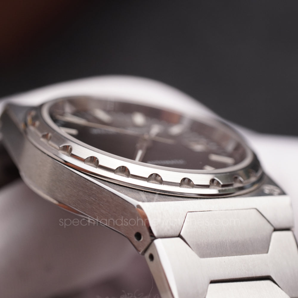 Specht & Söhne SP0004A4 Automático — Ultrafino Integrado 37mm, pulseira de aço, vista 7