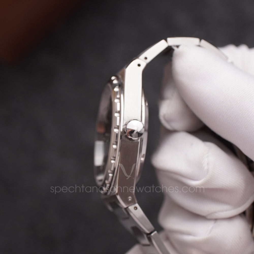Specht & Söhne SP0004A4 Automático — Ultrafino Integrado 37mm, pulseira de aço, vista 8
