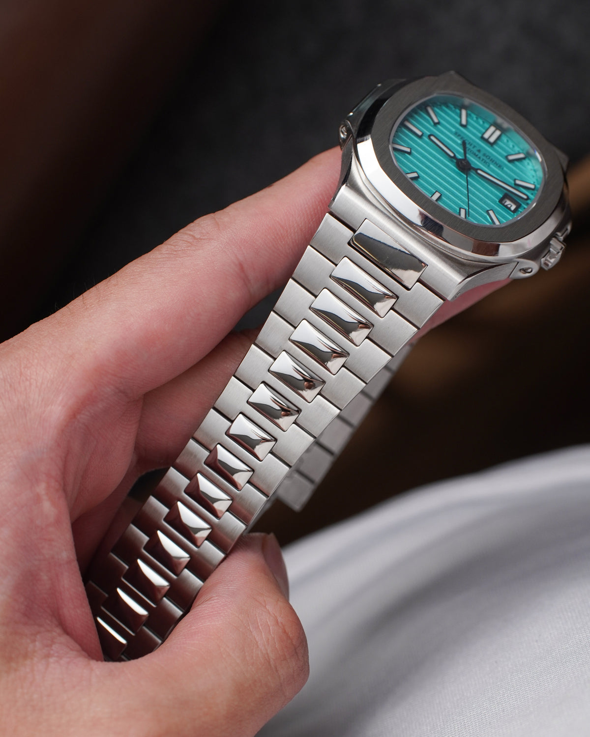 Specht & Söhne SP0005A4-V2 Automático — Esportivo Integrado 40mm, pulseira de aço, vista 4