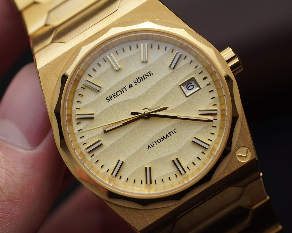 Specht & Söhne SP0036A6-D Automático — Integrado 37mm, pulseira de aço, vista 3