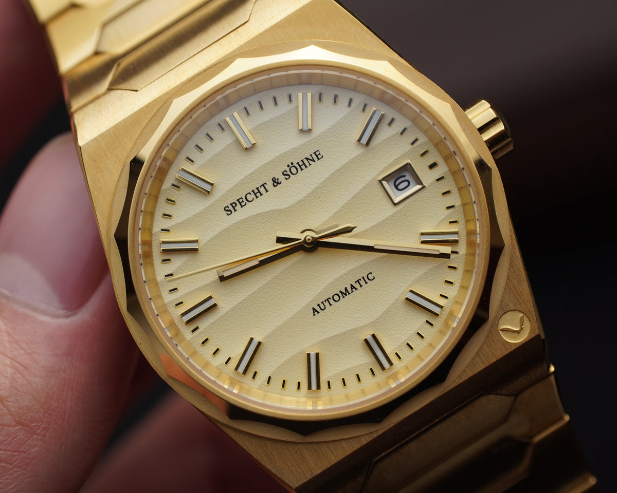 Specht & Söhne SP0036A6-D Automático — Integrado 37mm, pulseira de aço, vista 3