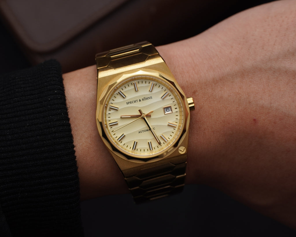 Specht & Söhne SP0036A6-D Automático — Integrado 37mm, pulseira de aço, vista 4