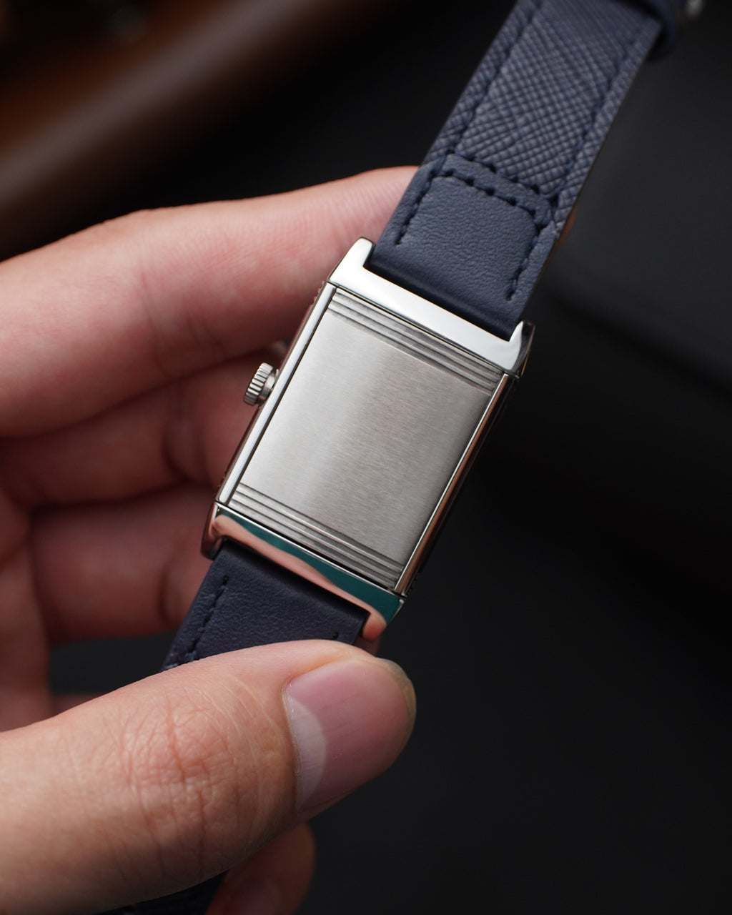 Specht & Söhne SP0029Q3 Quartz — Retangular Reversível, pulseira de couro, vista 8
