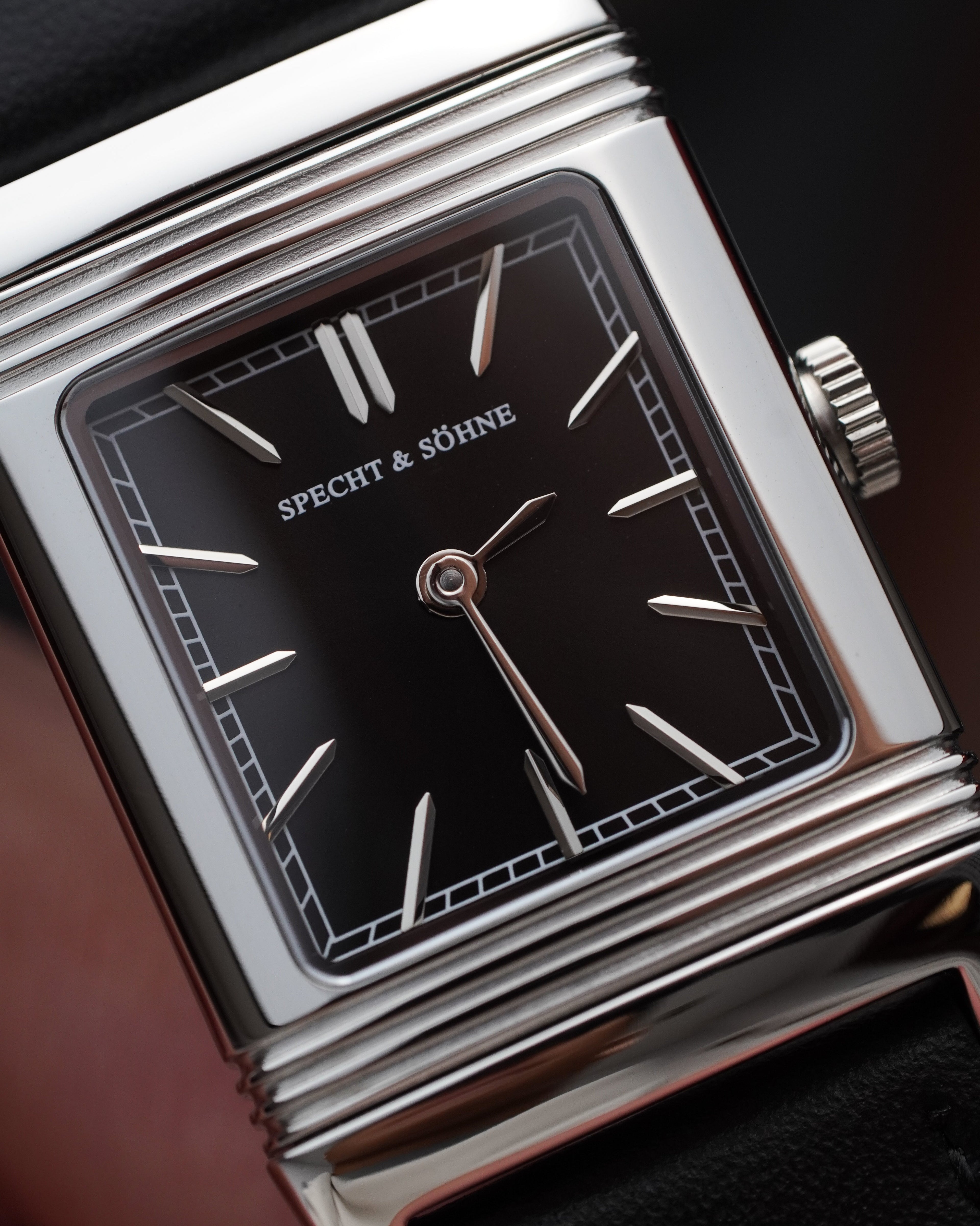 Specht & Söhne SP0029Q1 Quartz — Retangular Reversível, pulseira de couro, vista 3