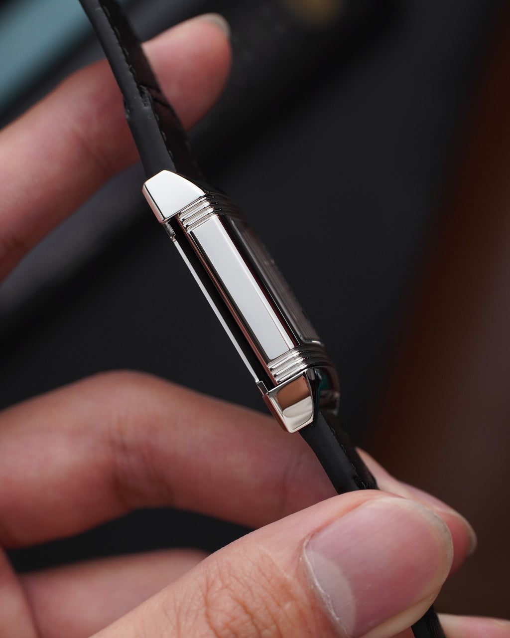 Specht & Söhne SP0029Q1 Quartz — Retangular Reversível, pulseira de couro, vista 4