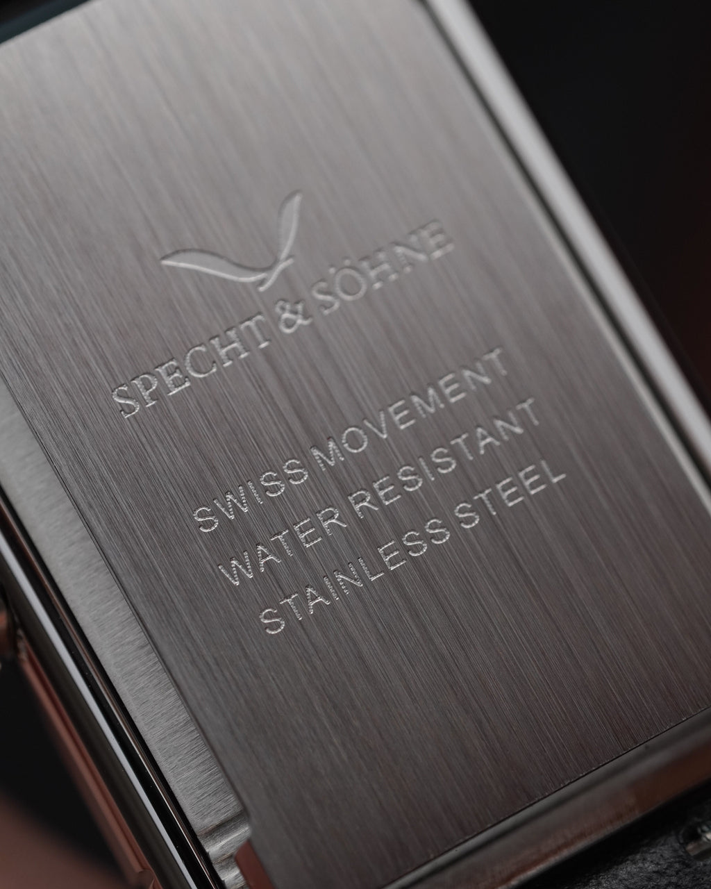 Specht & Söhne SP0029Q1 Quartz — Retangular Reversível, pulseira de couro, vista 6