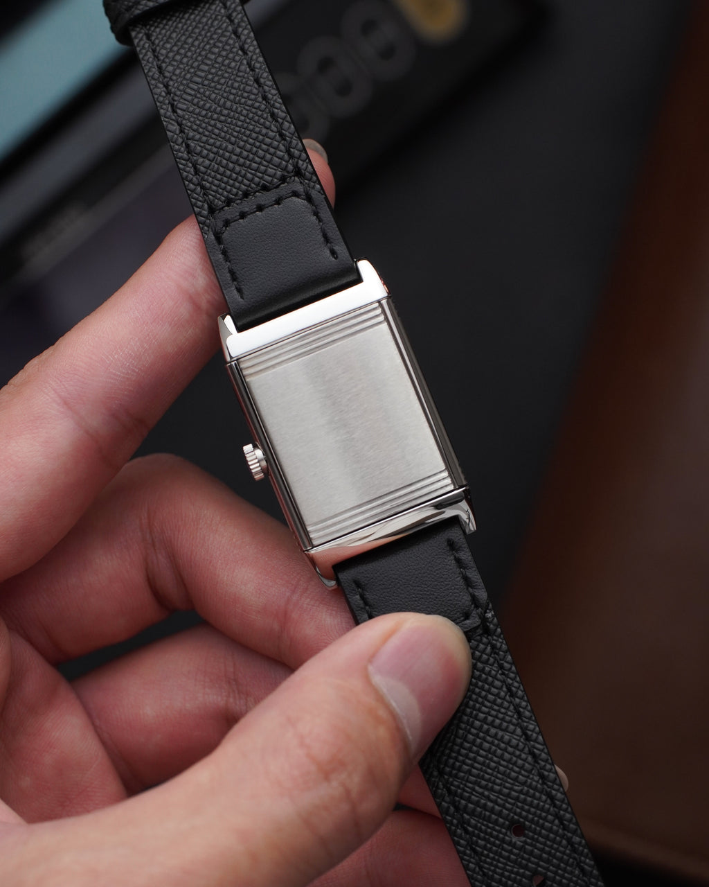 Specht & Söhne SP0029Q1 Quartz — Retangular Reversível, pulseira de couro, vista 8