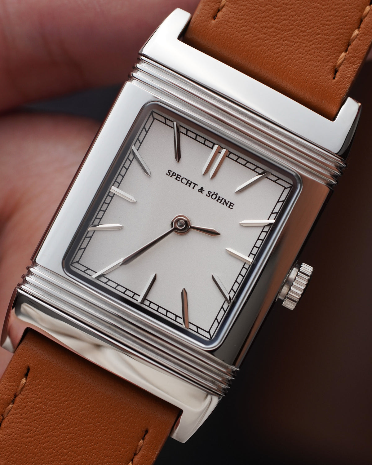 Specht & Söhne SP0029Q2 Quartz — Retangular Reversível, pulseira de couro, vista 5