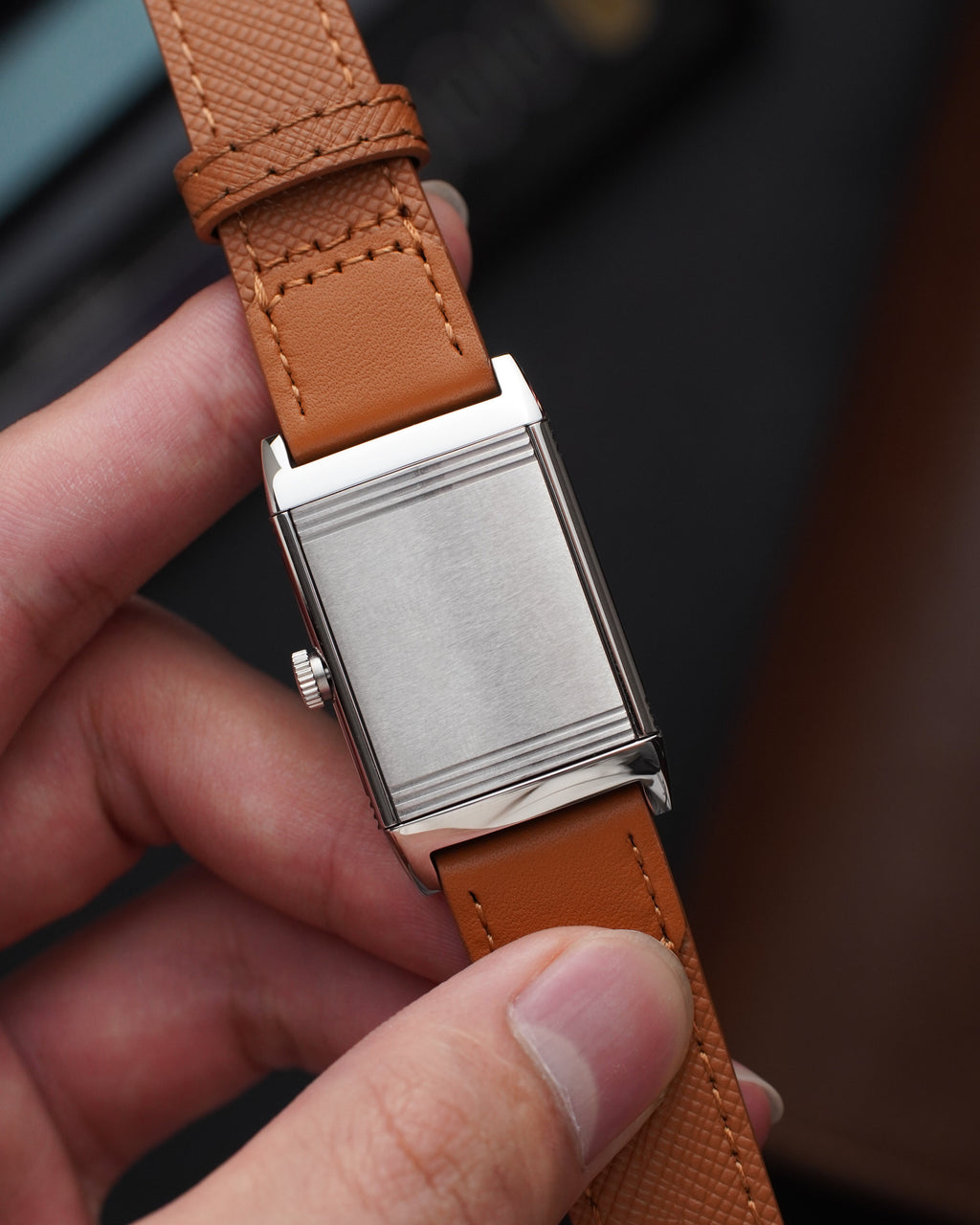 Specht & Söhne SP0029Q2 Quartz — Retangular Reversível, pulseira de couro, vista 10