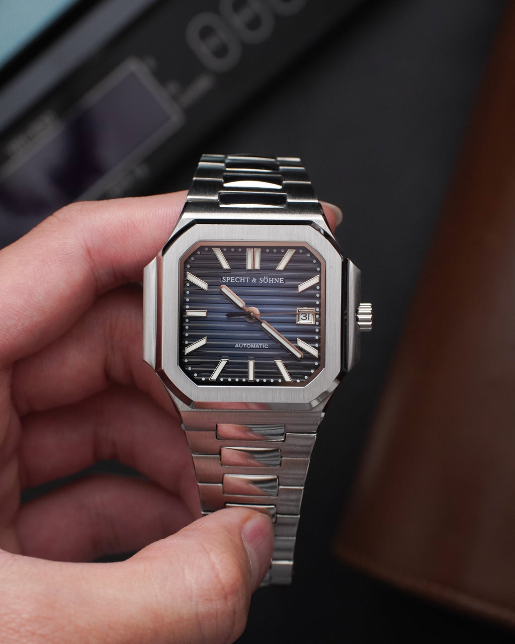 Specht & Söhne SP0028A2 Automático — Esportivo 41mm, pulseira de aço, vista 2