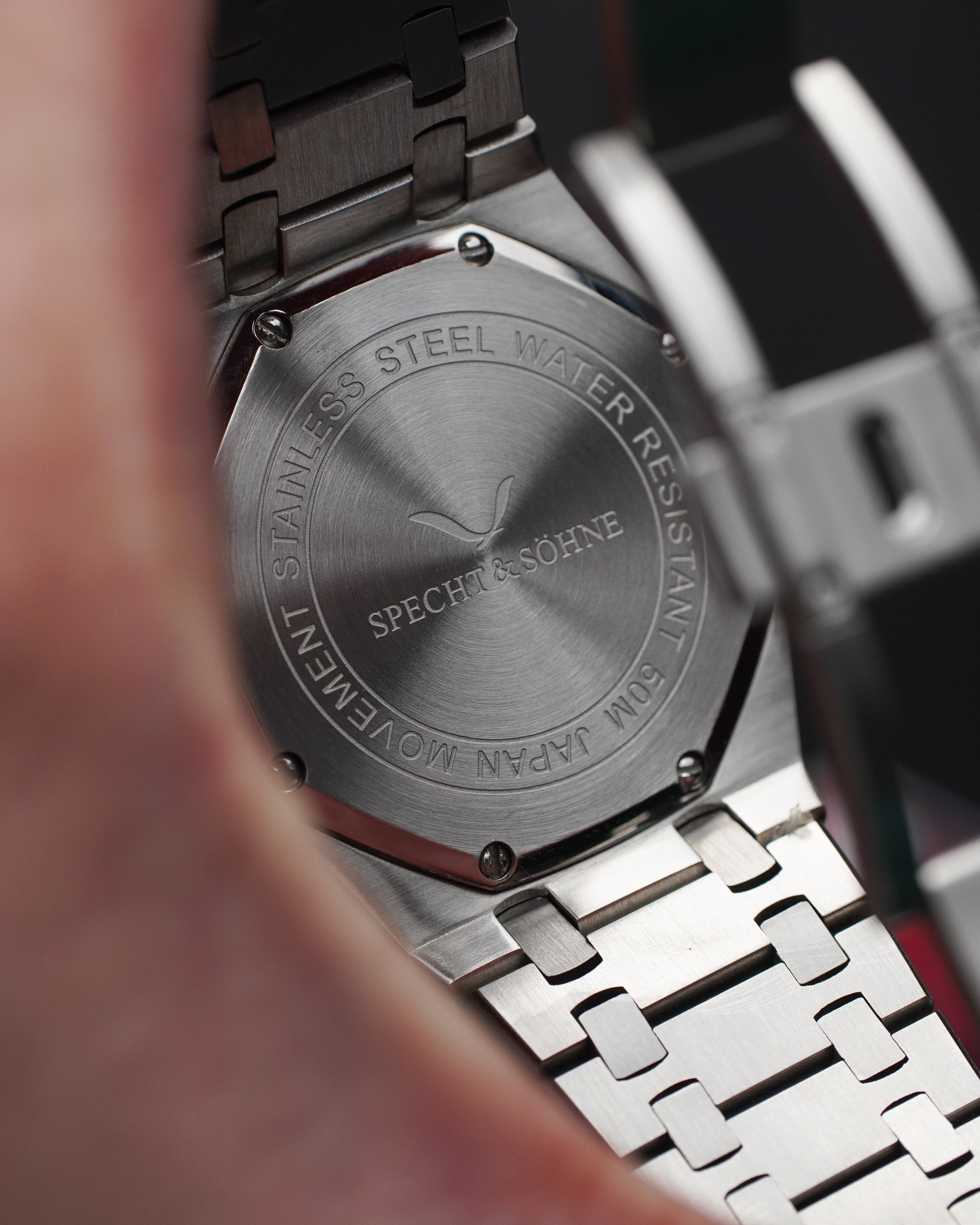 Specht & Söhne SP0041Q4 Quartz — Slim 38mm, pulseira de aço, vista 7