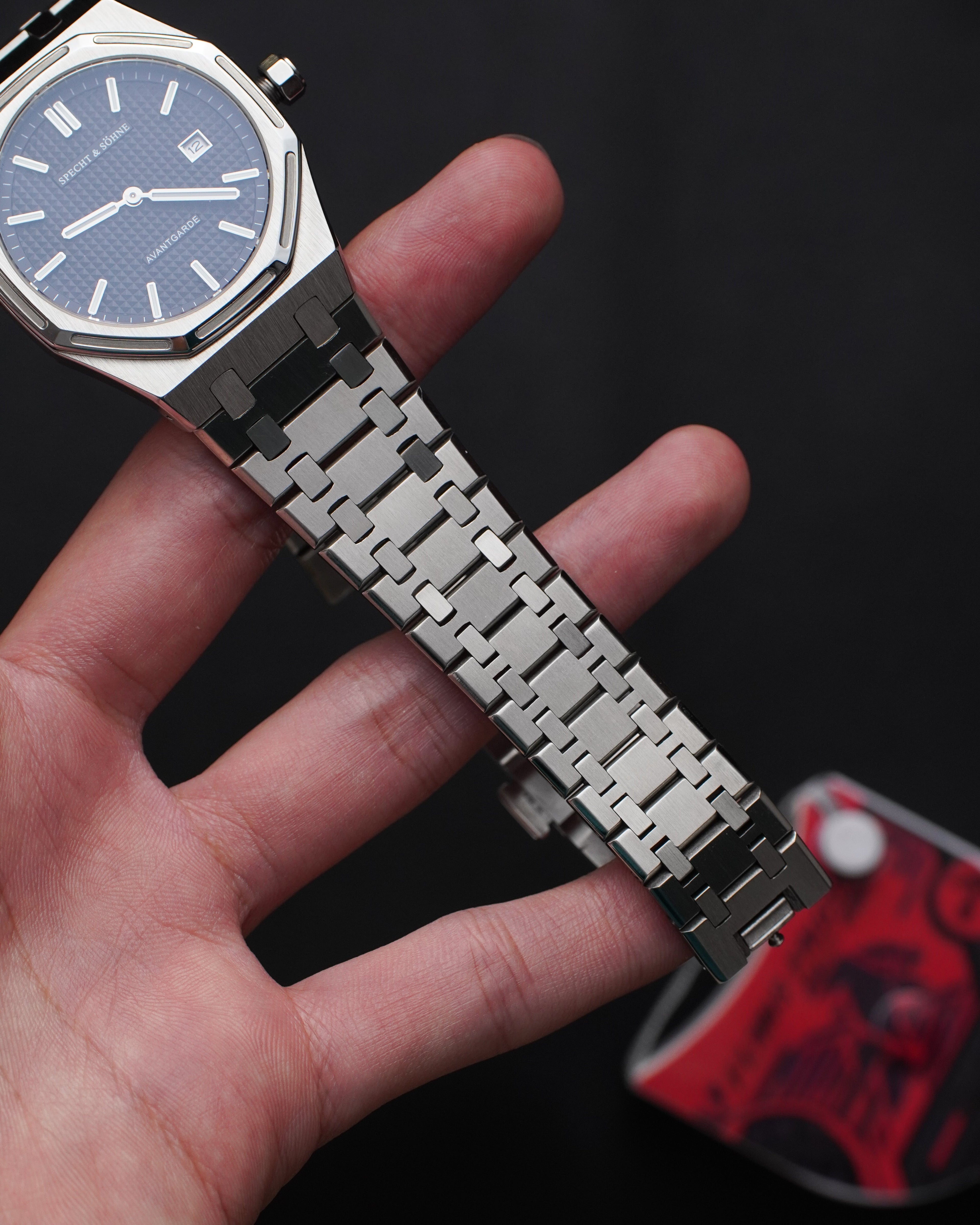 Specht & Söhne SP0041Q4 Quartz — Slim 38mm, pulseira de aço, vista 5