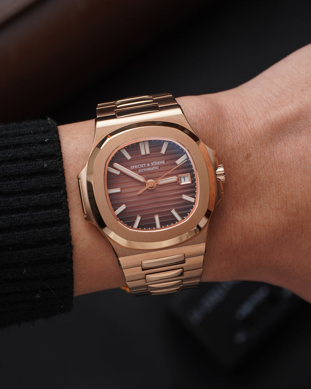 Specht & Söhne SP0005A5-V2 Automático — Esportivo Integrado 40mm, pulseira de aço, vista 11