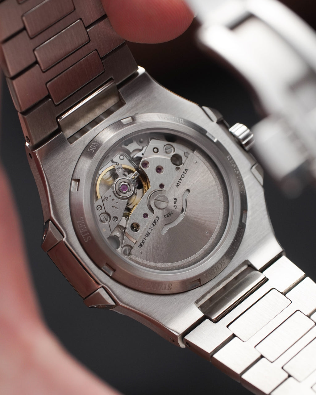 Specht & Söhne SP0005A2-V2 Automático — Esportivo Integrado 40mm, pulseira de aço, vista 8