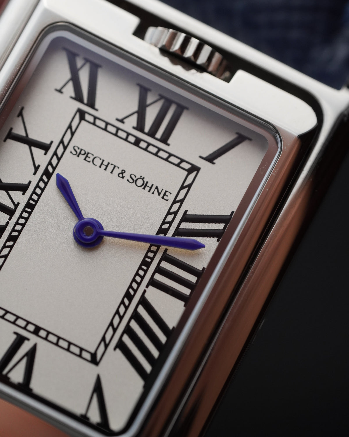 Specht & Söhne SP0042Q1 Quartz — Reversível Dois Mostradores, pulseira de couro, vista 3