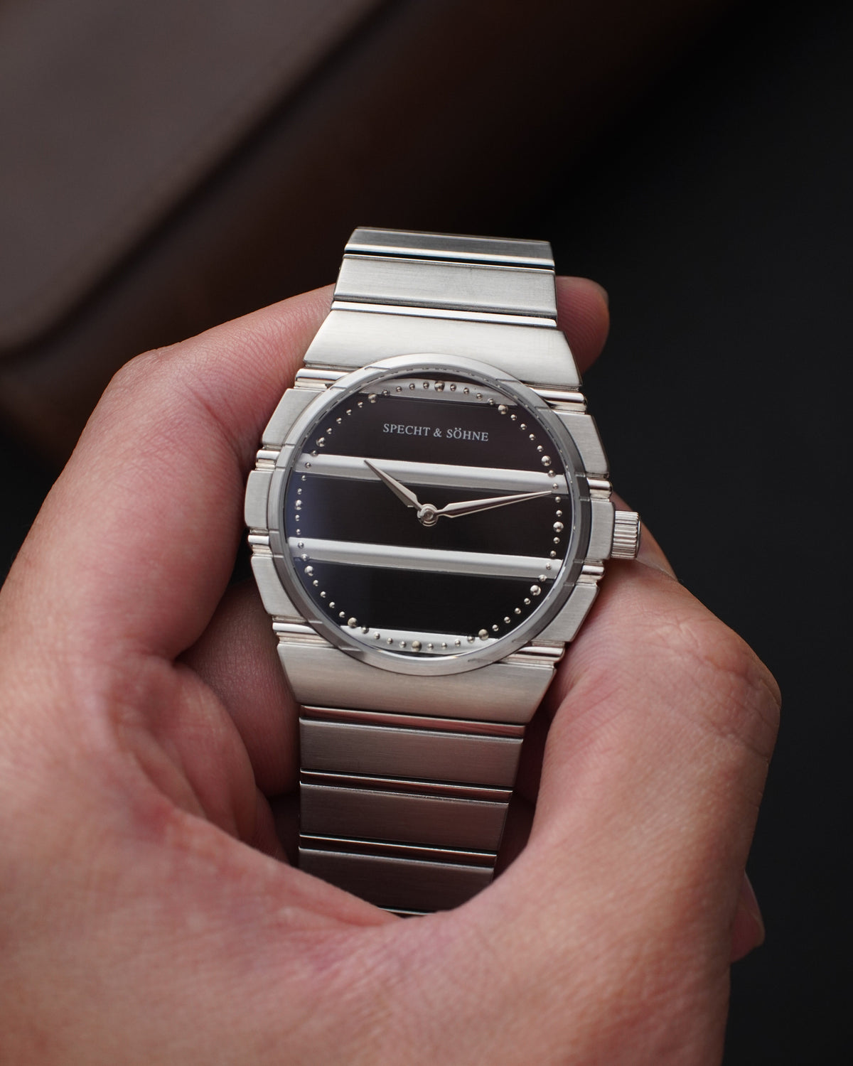 Specht & Söhne SP0032Q2 Quartz — Ultrafino 37mm, pulseira de aço, vista 3