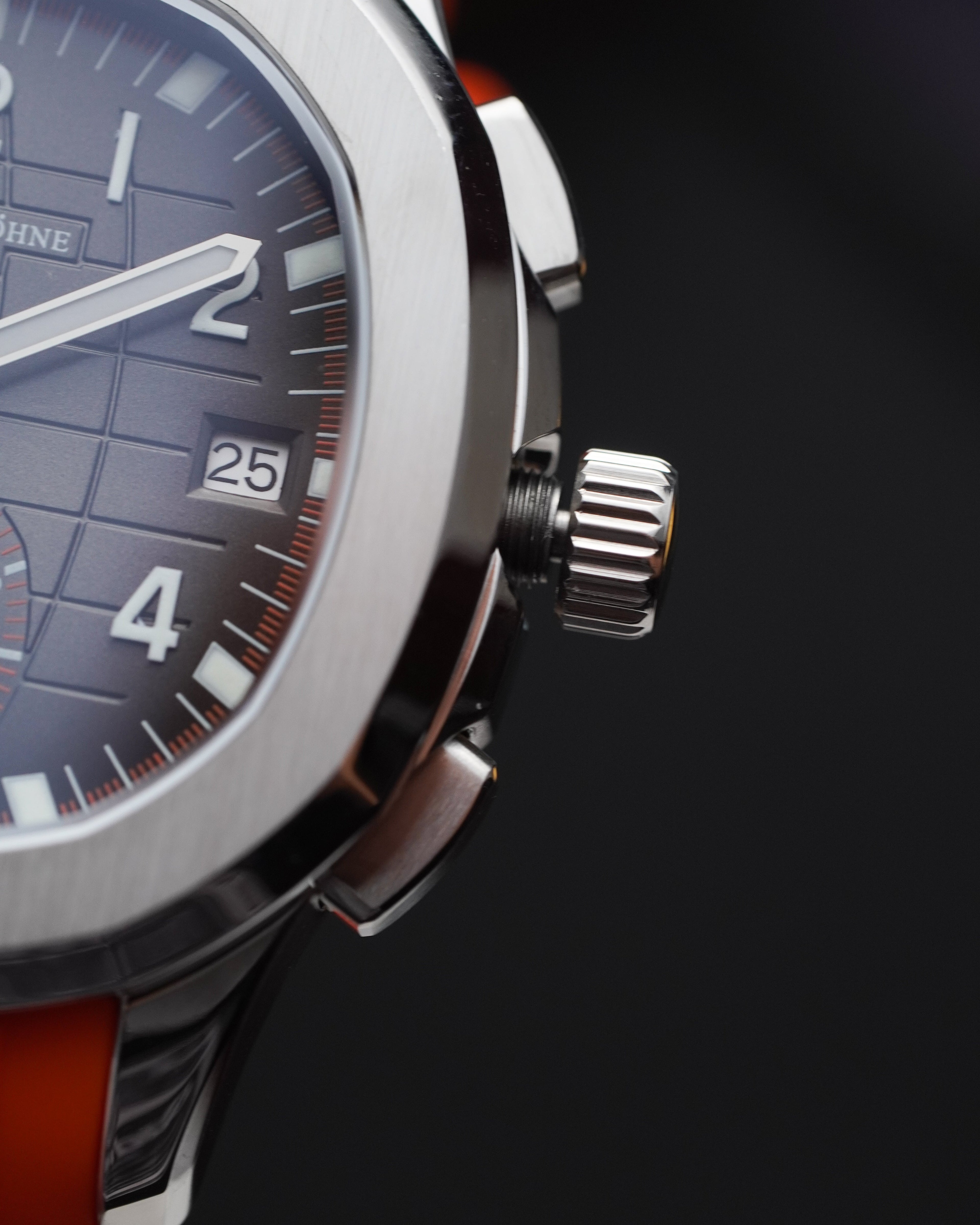 Specht & Söhne SP0006Q1 Quartz — Cronógrafo Esportivo 42mm, pulseira de silicone, vista 11