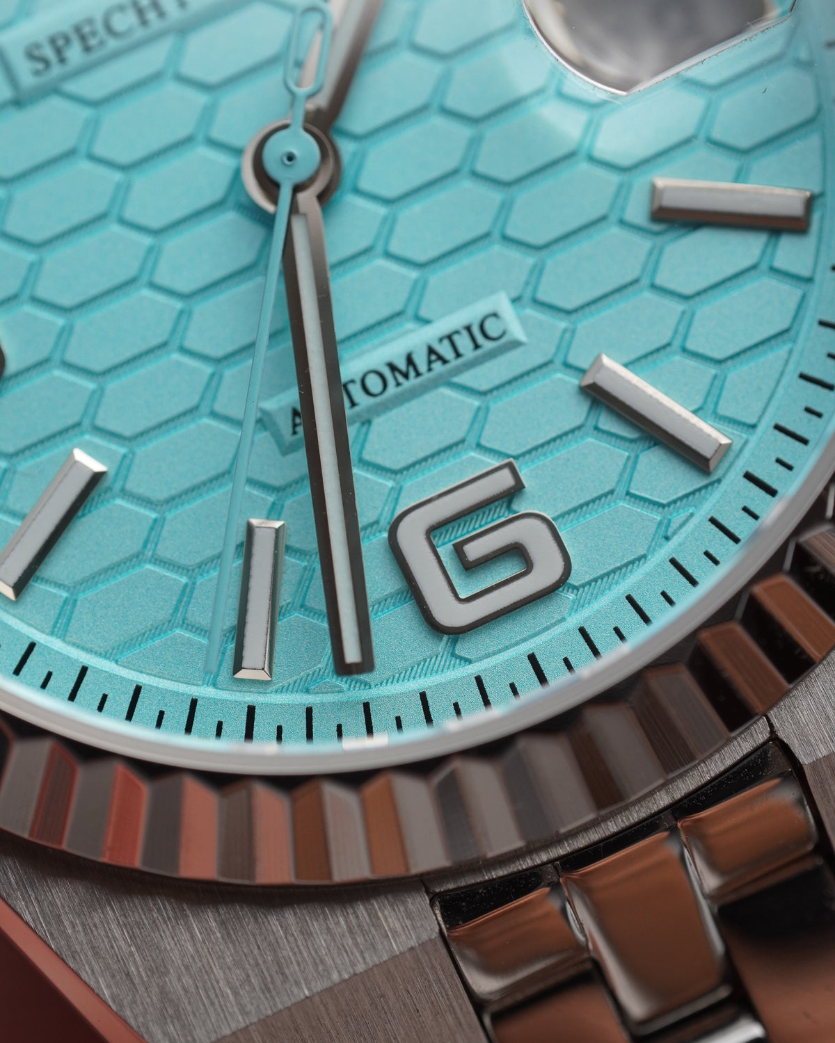 Specht & Söhne SP0043A5 Automático — Explorador 37mm, pulseira de aço, vista 4