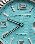 Specht & Söhne SP0043A5 Automático — Explorador 37mm, pulseira de aço, vista 5