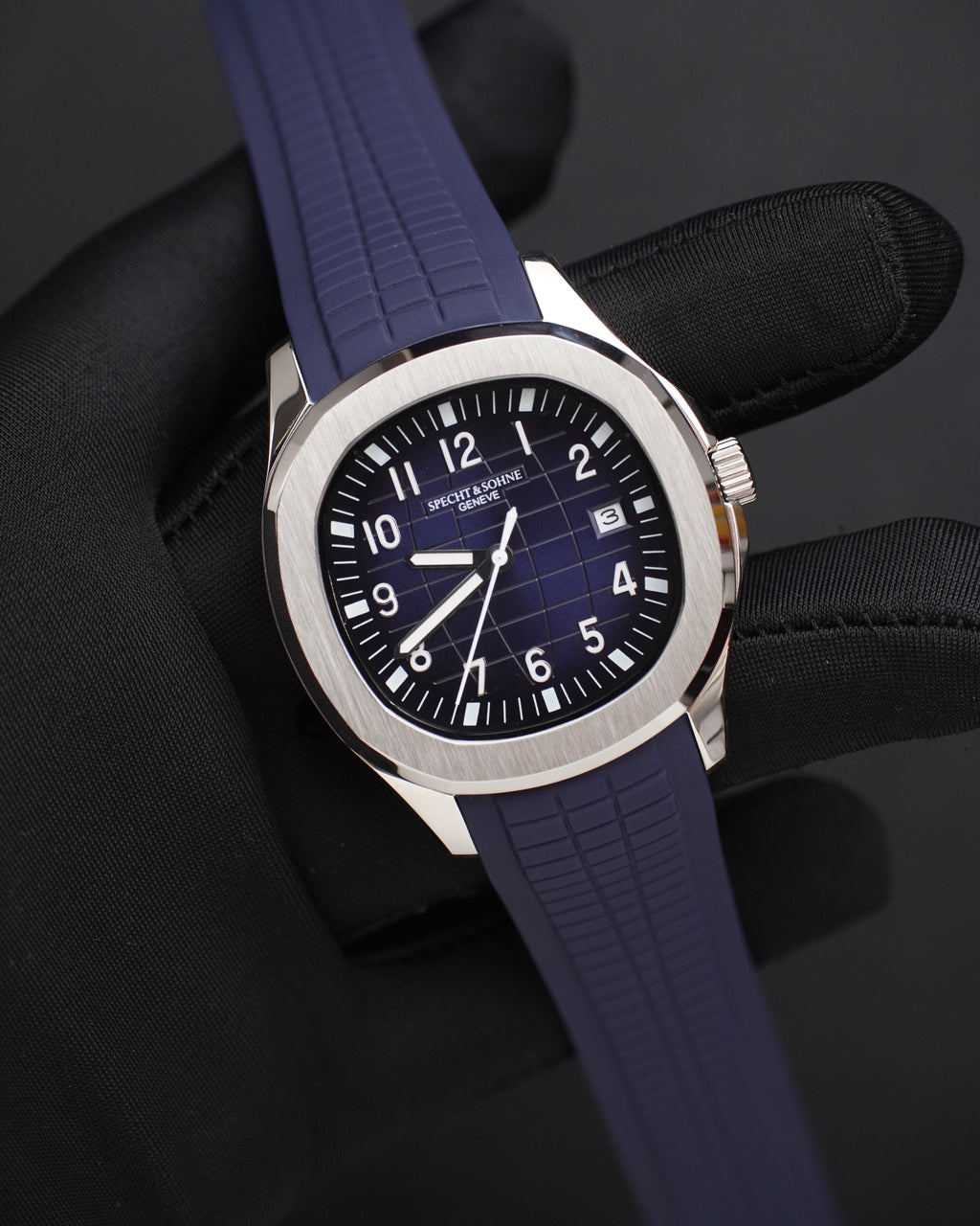 Specht & Söhne SP0008A1 Automático — Esportivo 40mm, pulseira de silicone, vista 2