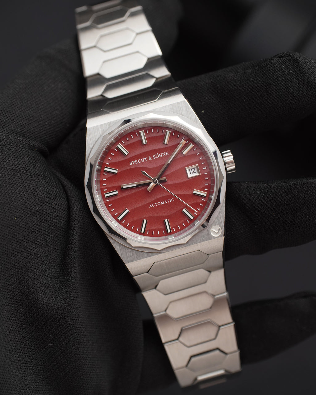 Specht & Söhne SP0036A7-D Automático — Integrado 37mm, pulseira de aço, vista 2