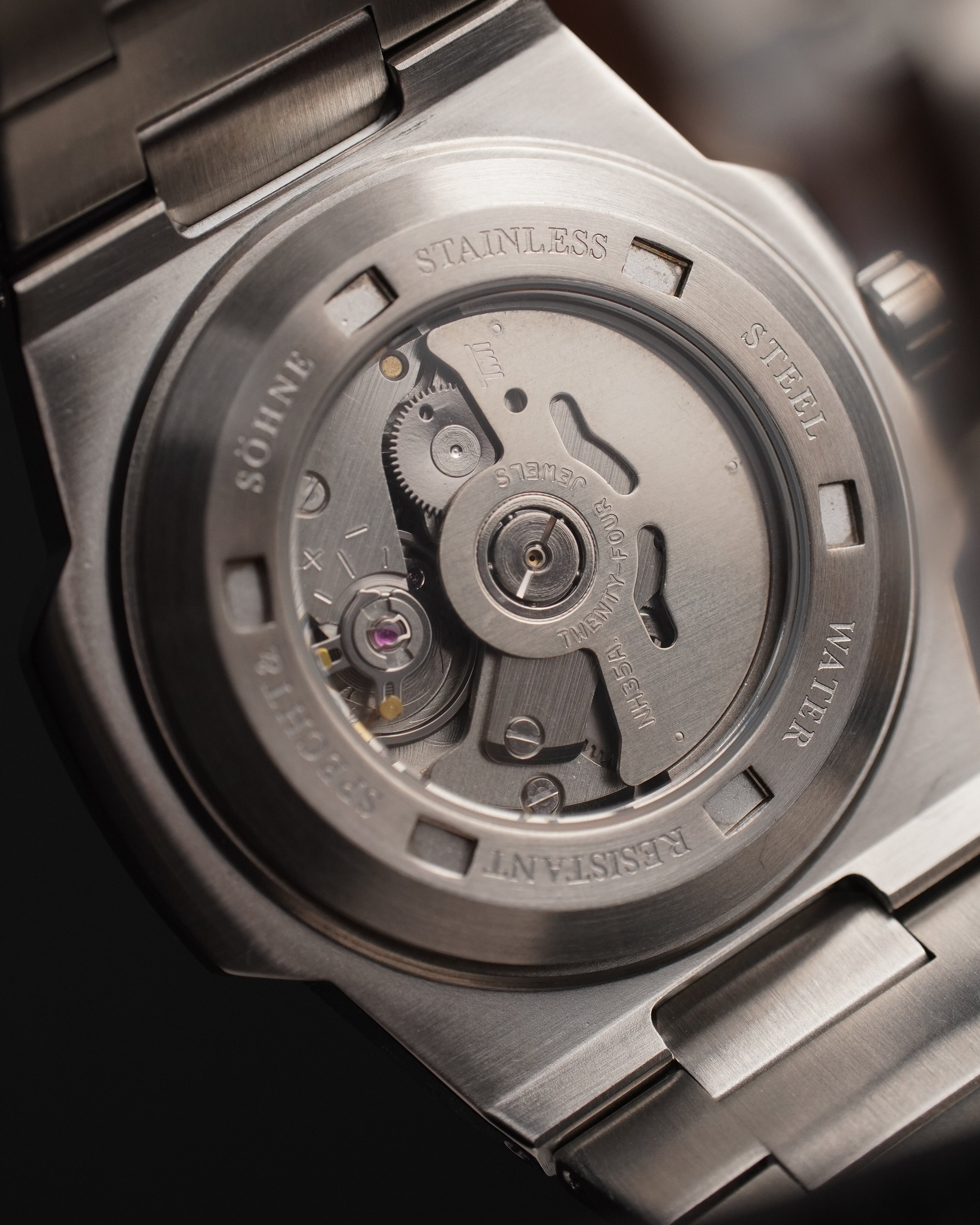 Specht & Söhne SP0022A2 Automático — Redondo 37mm, pulseira de aço, vista 9