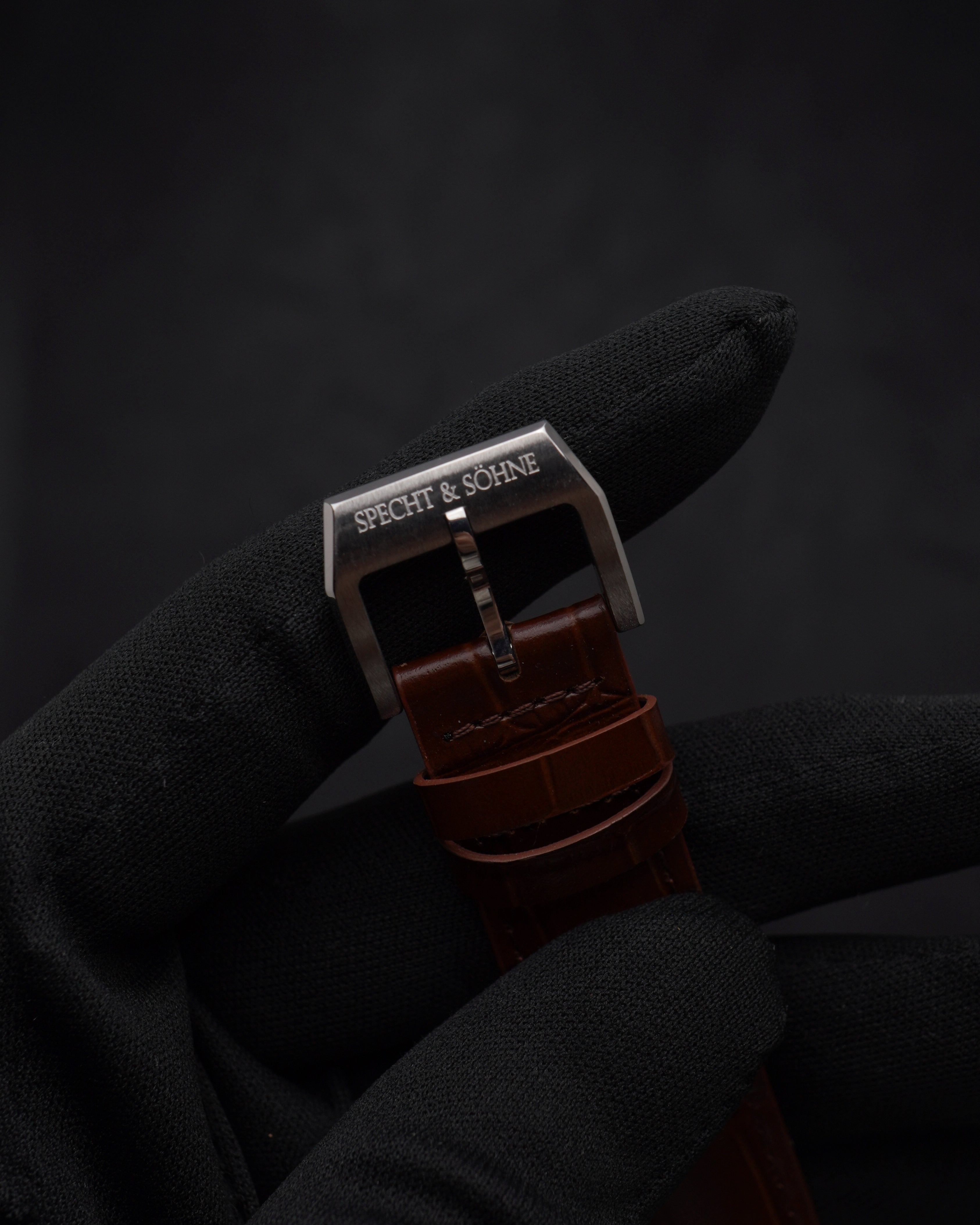 Specht & Söhne SP2645A1 Automático — Automático Seagull 38mm, pulseira de couro, vista 7