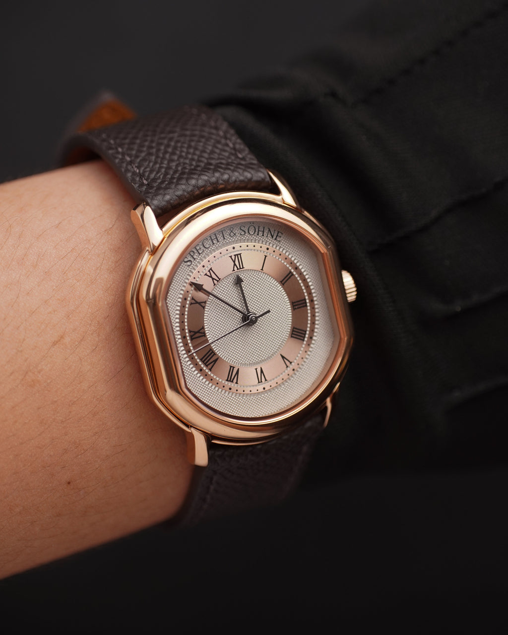 Specht & Söhne SP0038Q4 Quartz — Compacto 35mm, pulseira de couro, vista 10