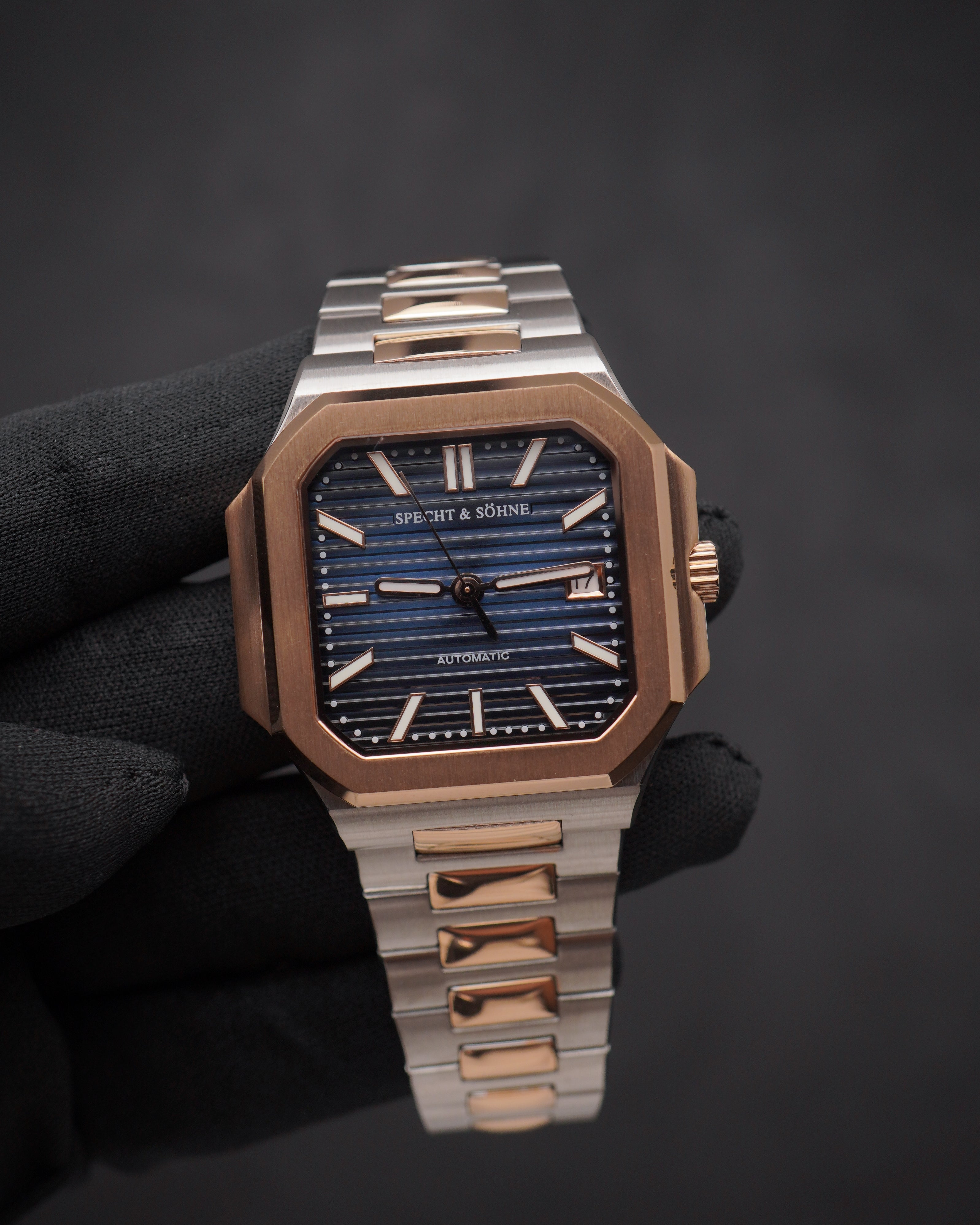Specht & Söhne SP0028A7 Automático — Esportivo 41mm, pulseira de aço, vista 3