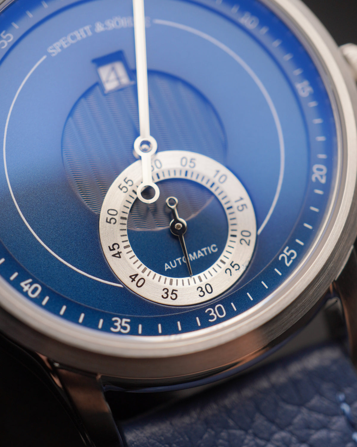 Specht & Söhne SP2652A1 Automático — Automático 39mm Pequenos Segundos, pulseira de couro, vista 3