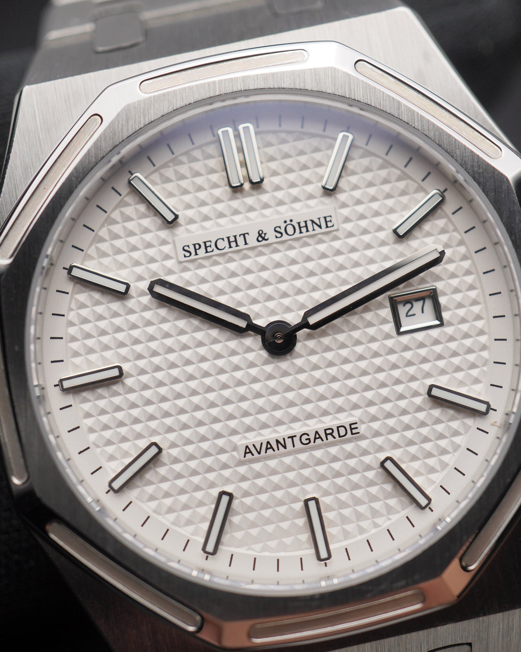 Specht & Söhne SP0041Q1 Quartz — Slim 38mm, pulseira de aço, vista 3