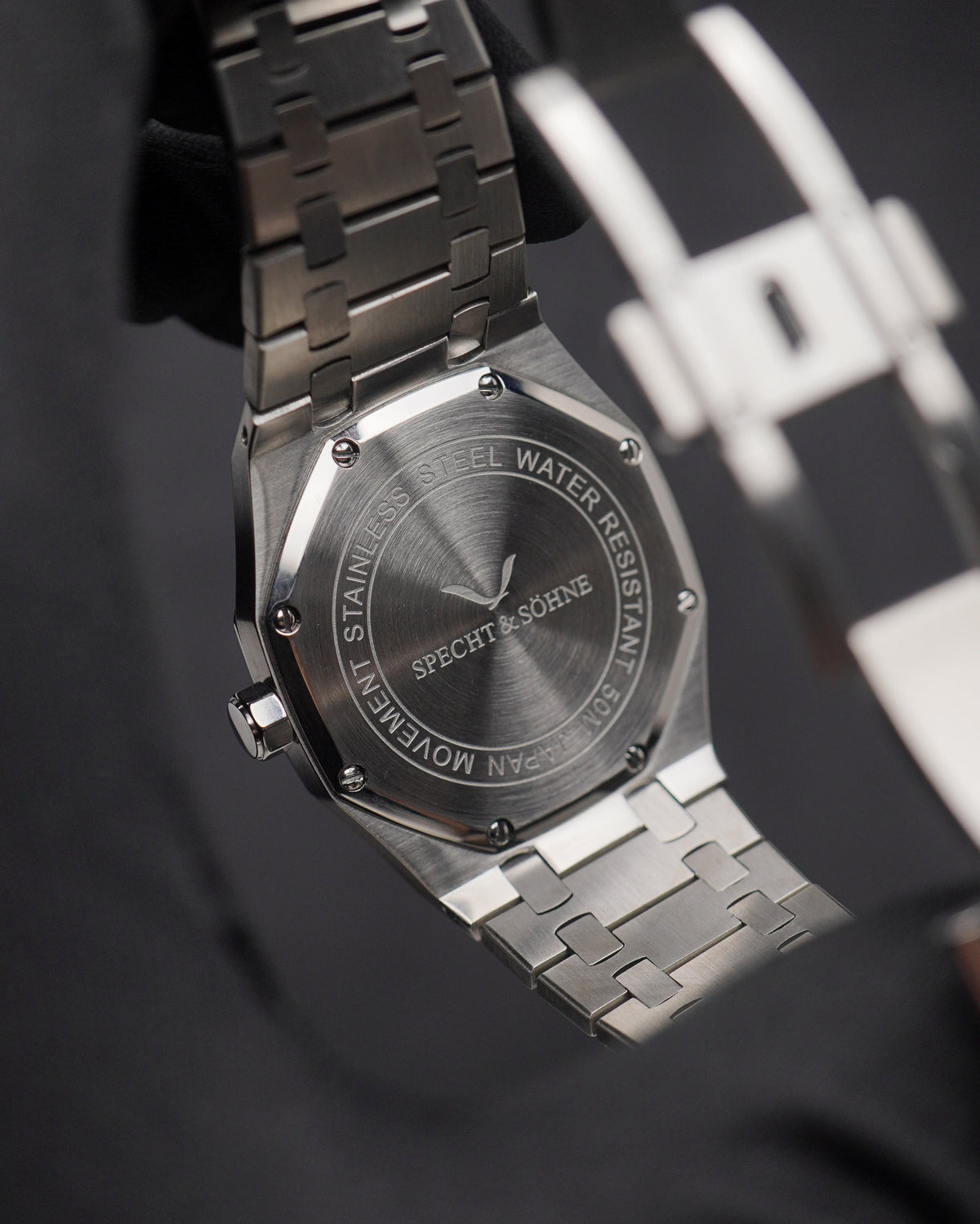 Specht & Söhne SP0041Q1 Quartz — Slim 38mm, pulseira de aço, vista 5