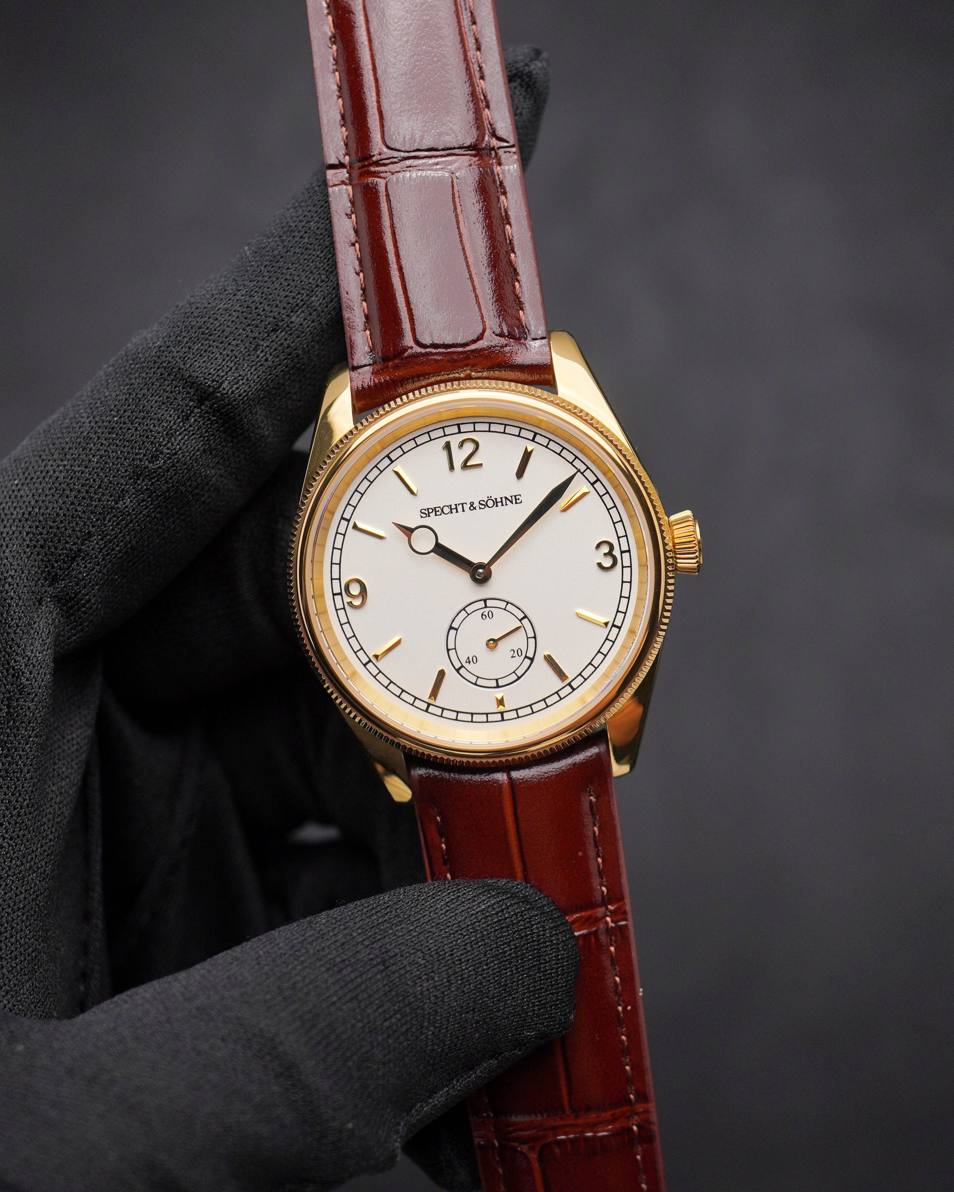 Specht & Söhne SP2649A2 Automático — Automático 38,5mm, pulseira de couro, vista 2